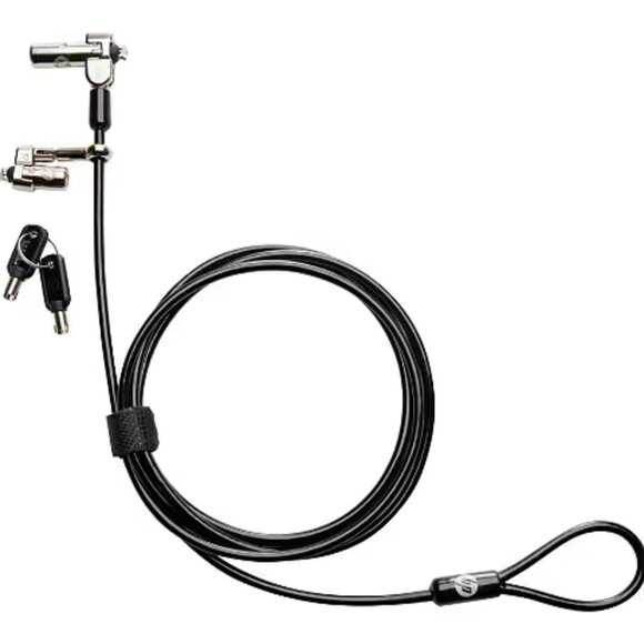 BSM - HP NANO LOCK 1AJ39AA Keyed 6ft Cable LOCK Your NOTEBOOK Tablet - Picture 3 of 4